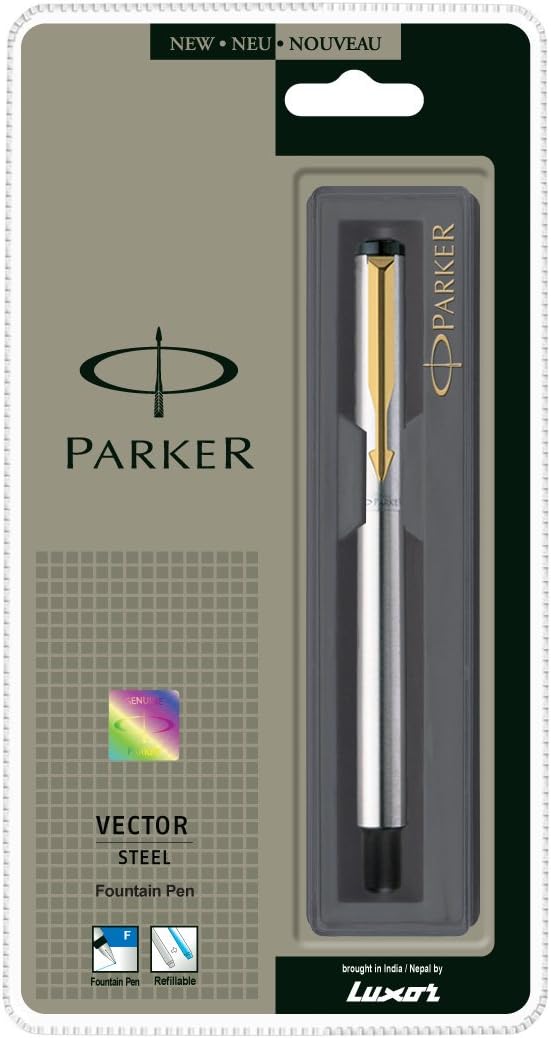 Stainless Steel Fountain Pen - Fine Nib L50198