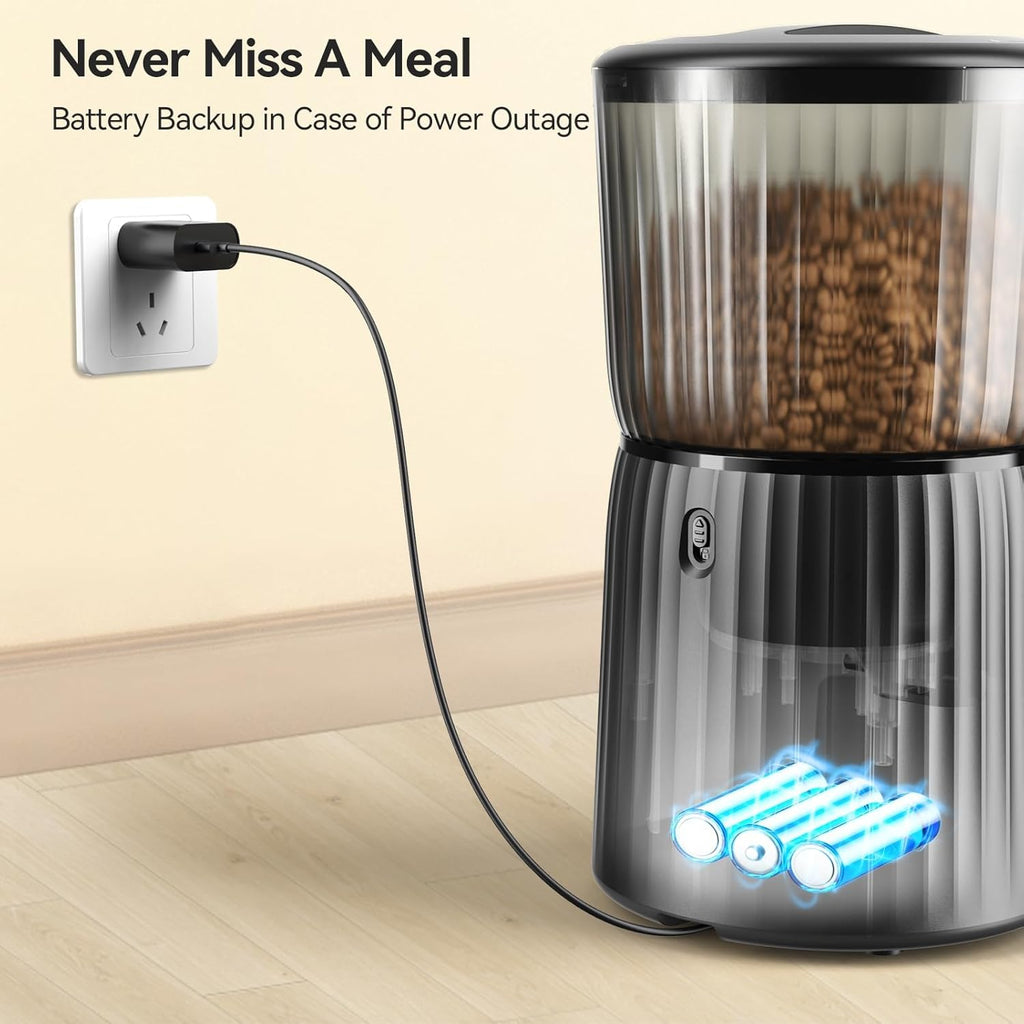 Automatic Cat Feeder, 4L Programmable Pet Food Dispenser Z43718