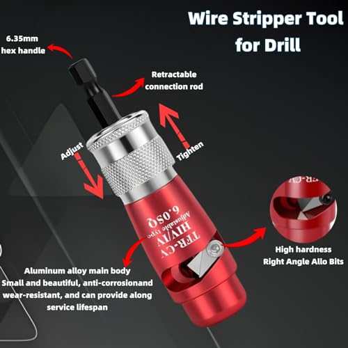 Wire Twister Tool for Drill, 2Pcs Cable Twisting Tool X333