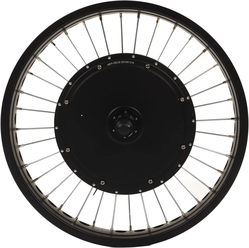 Electric Bike Conversion Kit, 48V 1000W 20Inch Snow Bike Wheel Hub Motor Electric Bike Conversion Kit Multi Function S866 Display