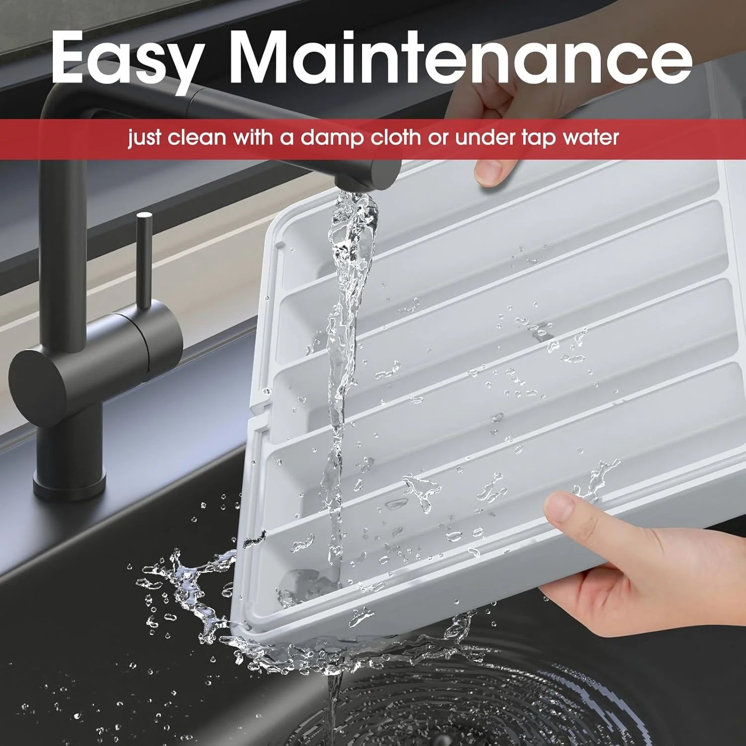 Expandable Silverware Drawer Organizer for Utensils, Cutlery and Storage A607835