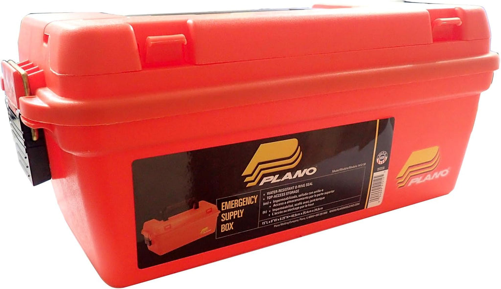 Plano Shallow Dry Storage Box (Orange), small (141250)