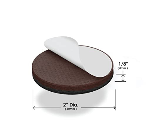 Non Slip Furniture Pads Self Adhesive Rubber Stoppers for Furniture Legs, Set of 4 Y61983