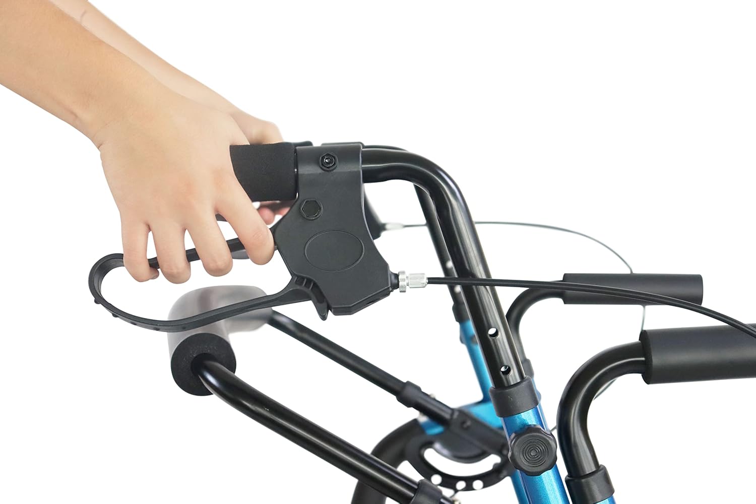 Rollator Wheelchair Combo for Smooth Terrain, Folding with Seat for Seniors K130324