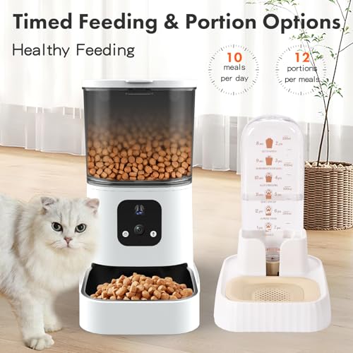 Automatic Cat Food Feeder with Camera, 3L Pet Dispenser B3449