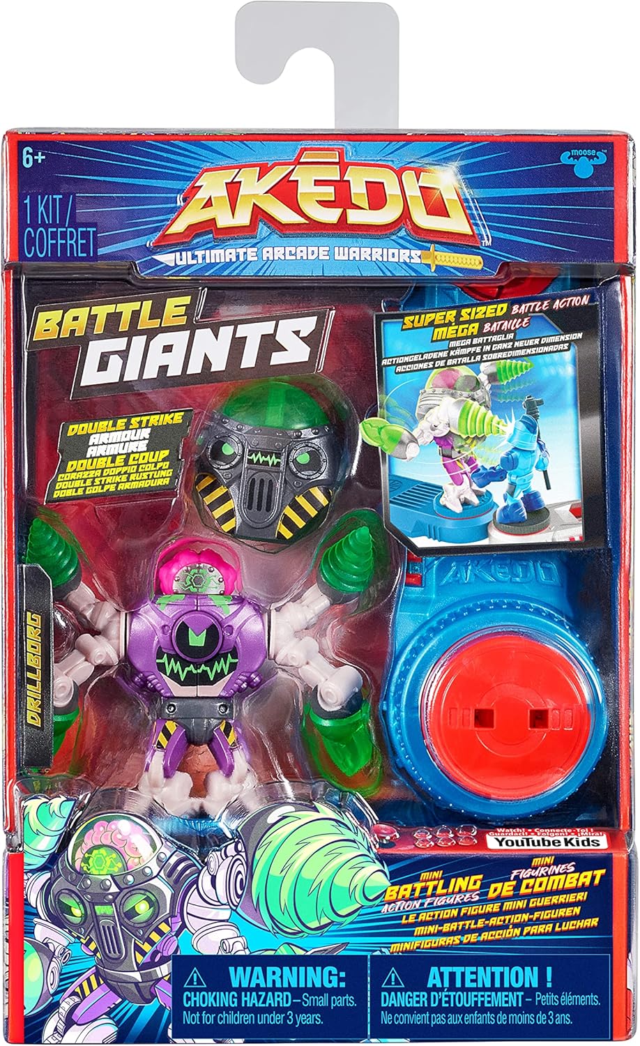 Arcade Warriors Giants Mini Battling Action Figures Q602