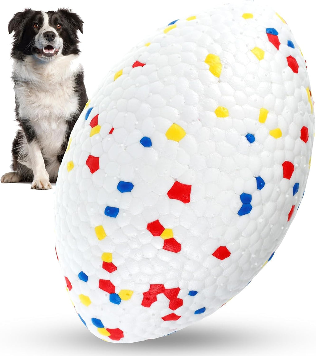 5.5 Inches Balls for Dogs, Durable Dog Balls Aggressive Chewers to Fetch, Super Tough Dog Toys Indestructible Dog Toys, Rugby Ball Interactive Dog Toys for Medium and Large Breed