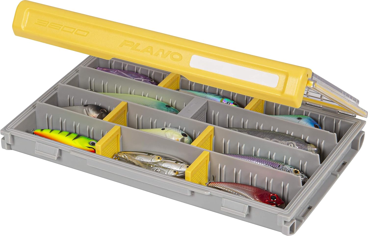 Tackle Utility Box, Rust-Resistant and Waterproof with Clear Lid I167725