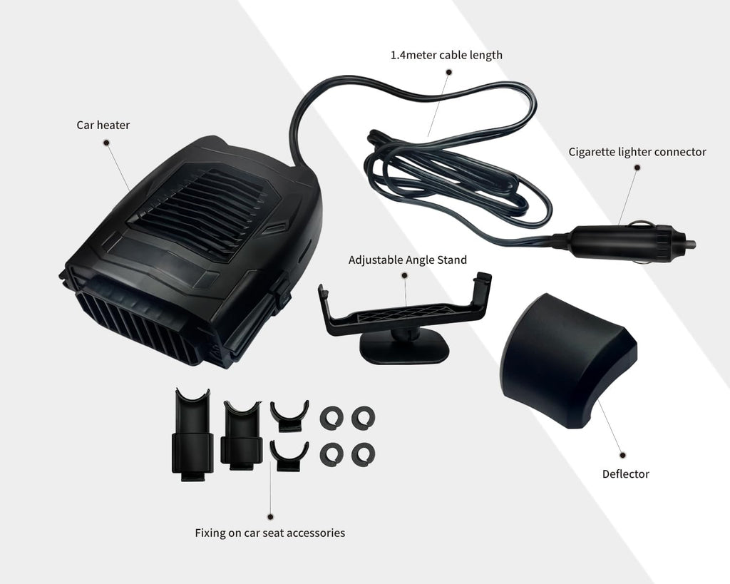 Portable Car Heater 12V 150W Defroster with Heating and Cooling L582