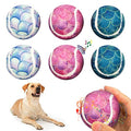 Tennis Balls for Dogs Funny Squeaky Dog Toys Chew Toys for Exercise and Training | 6 Pack Colorful Easy Catching Pet Dog Ball | 2.6" Pet Toys for Small Puppies Medium & Large Dogs