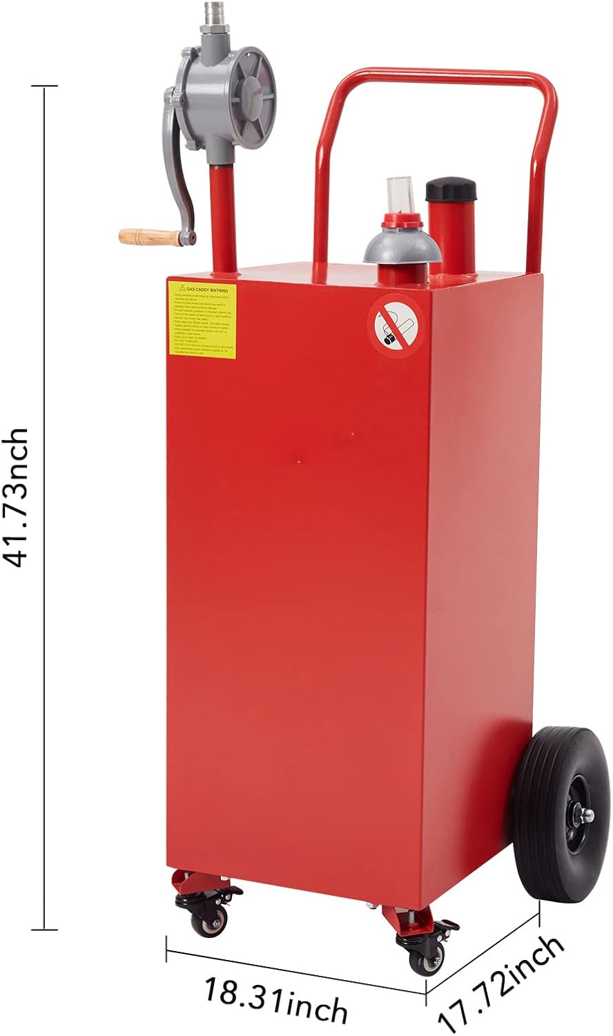 Portable 30 Gallon Gas Caddy with Pump L970493