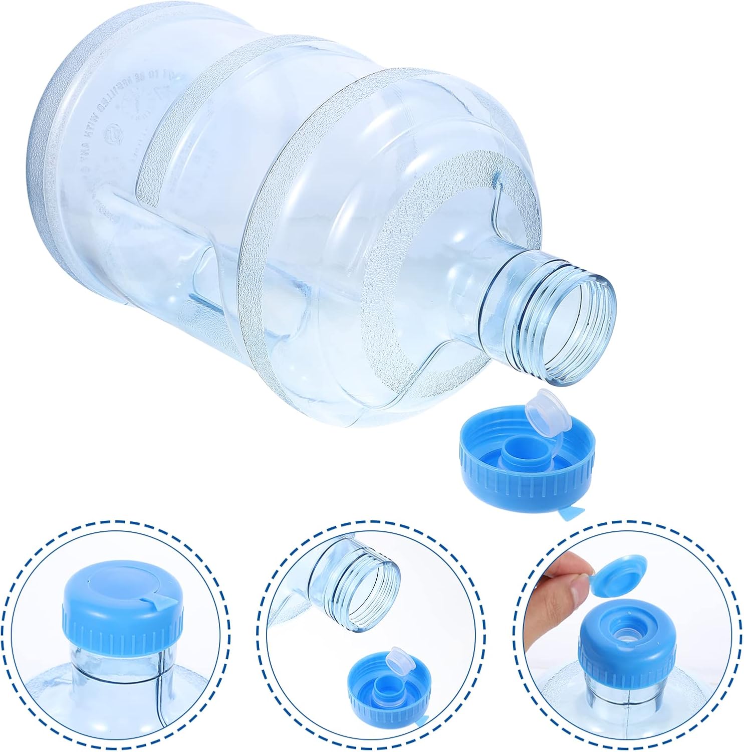 5 Gallon Water Bottle with Cap and Carry Handle N670938