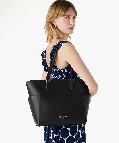 Women's Saffiano Leather Laptop Shoulder Bag V415
