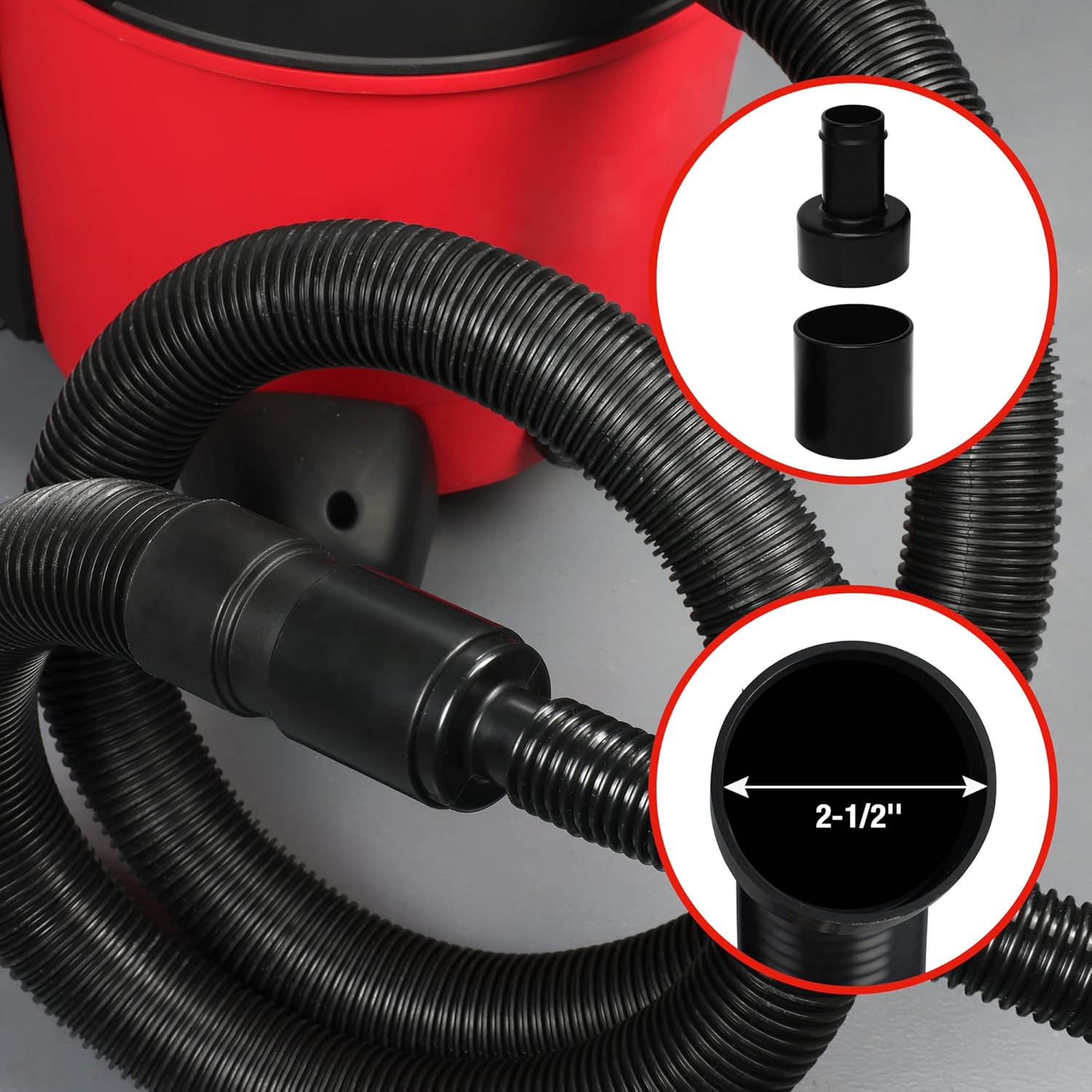 Dust Free Hand Sander with 6.5ft Hose and Sanding Pad H30801