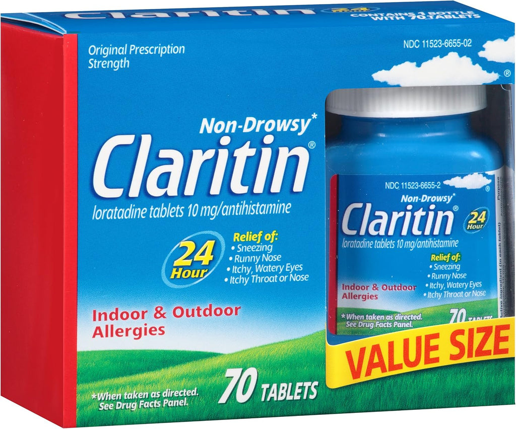24 Hour Non Drowsy Allergy Tablet, 70 Count N635