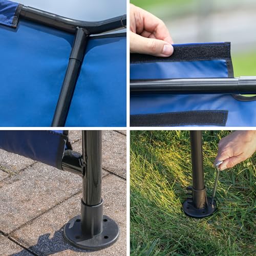 Outdoor Pet Shade Canopy Tent for Medium to Large Dogs Y824388