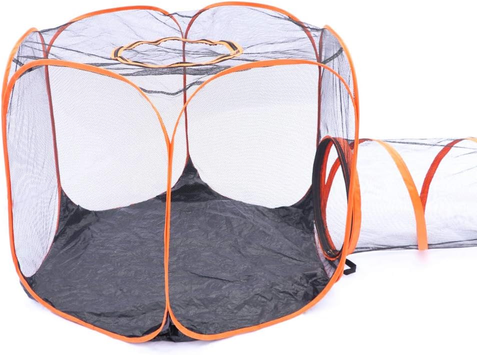 3 in 1 Pet Play House with Jumping Tower, Tent & Tunnel H936468