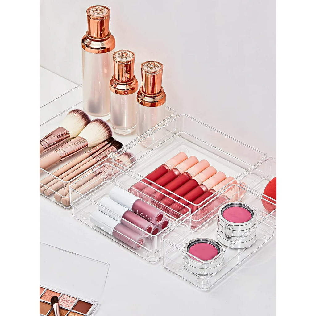 Drawer Organizer with Non-Slip Pads for Makeup Jewelry Utensils S722