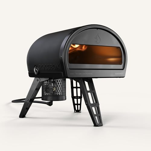Gozney Roccbox Outdoor Pizza Oven, Grey, Portable, Gas & Wood Fired, Restaurant-Grade