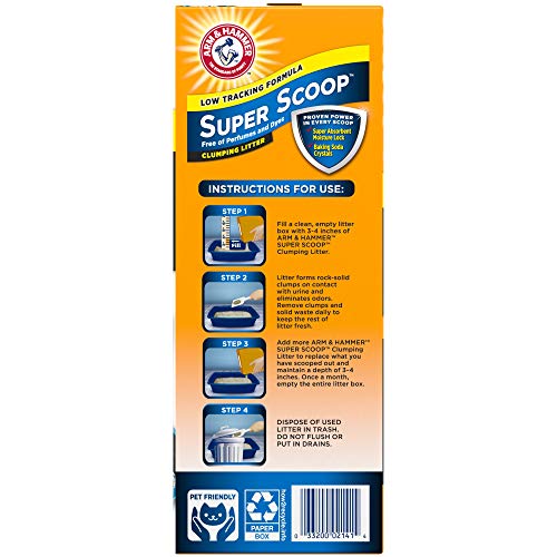 Clumping Cat Litter, Fragrance Free 40lb L65406