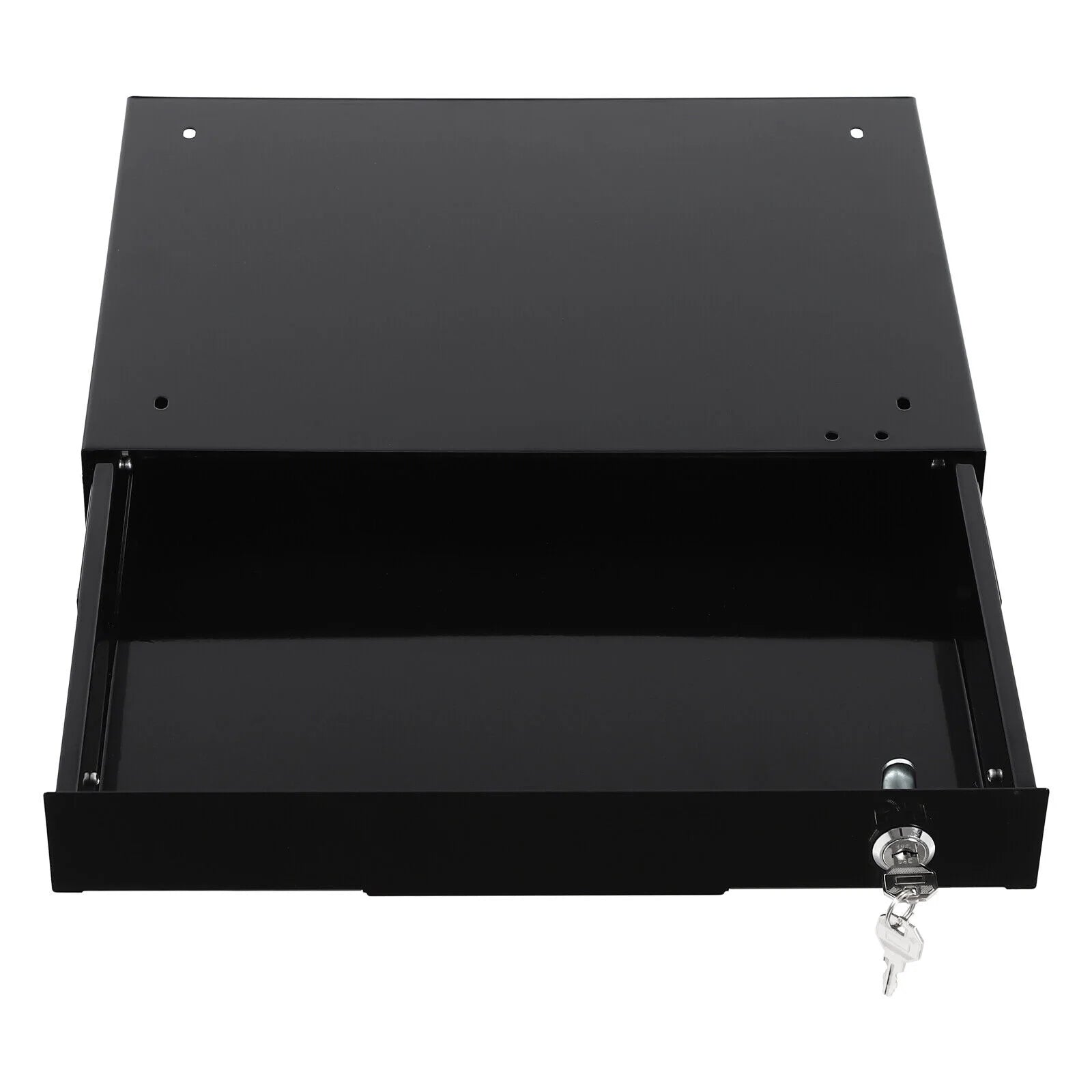 Under Desk Mounted Iron Drawer Storage with Keys E4804