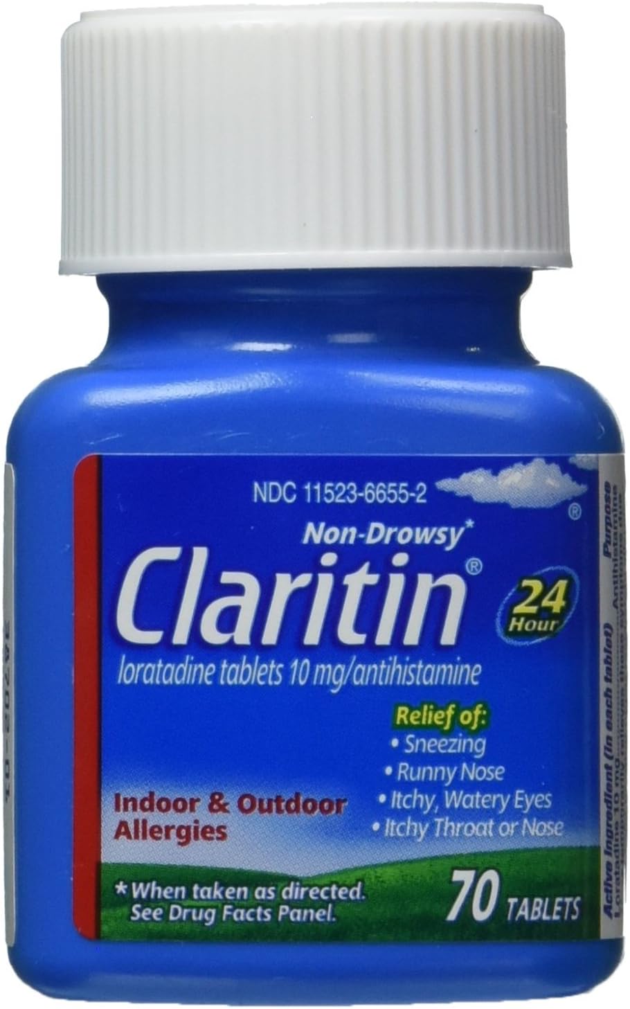 Claritin 24 Hour Non Drowsy Allergy Tablet, 70 Count