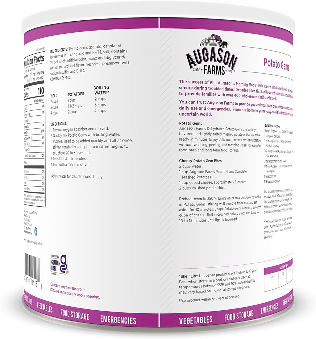 Mashed Potatoes 3 lbs No. 10 Can C633335