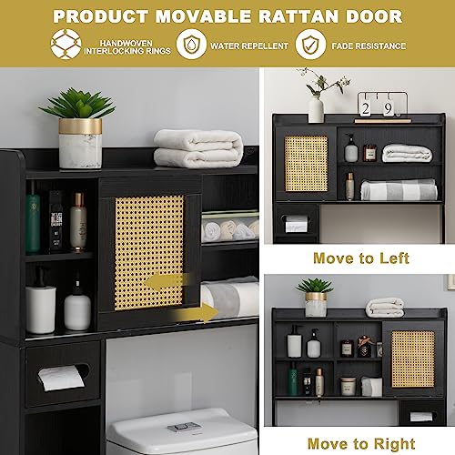 Over The Toilet Storage Cabinet, Freestanding with Adjustable Shelves X36961