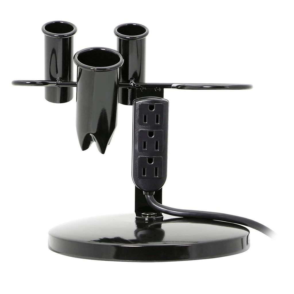 Tabletop Blow Dryer & Hair Iron Holder with 3 Outlets S887