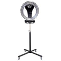 Professional Infrared Hair Color Processor & Multi-Function Dryer Accelerator w/Rolling Base - Heavy Duty Adjustable Standing Hair Dryer - Hair Salon Equipment (Black)
