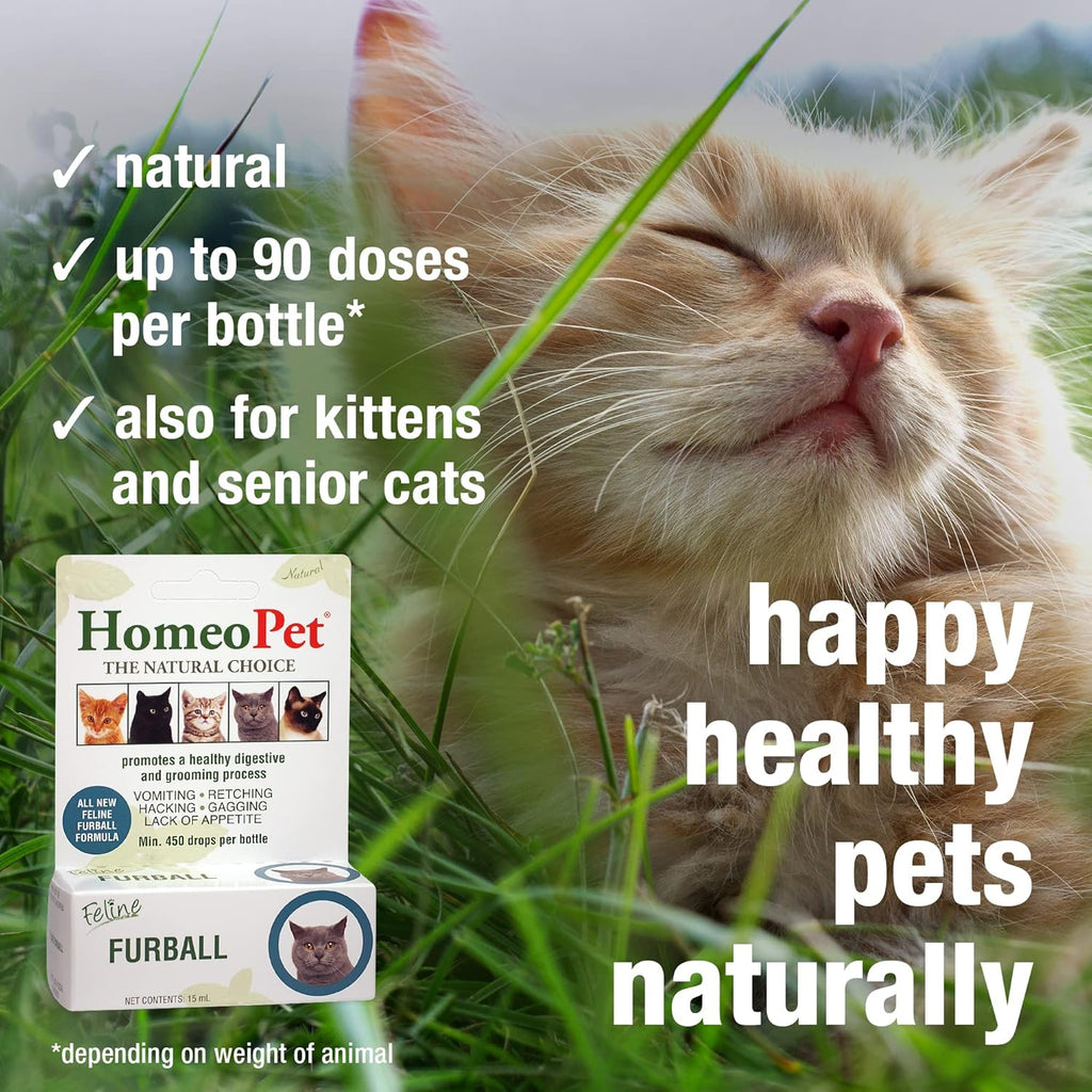 Natural Hairball Medicine for Cats, 15 Milliliters M98546