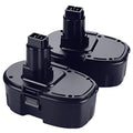 2-Pack [Upgraded to 4500mAh] High Capacity DC9096 DC9098 Replacement Battery Compatible with Dewalt 18V Battery DC9099 DW9095 DW9096 DW9098 DW9099 DE9038 18 Volt Battery Cordless Drill Drivers(Black)