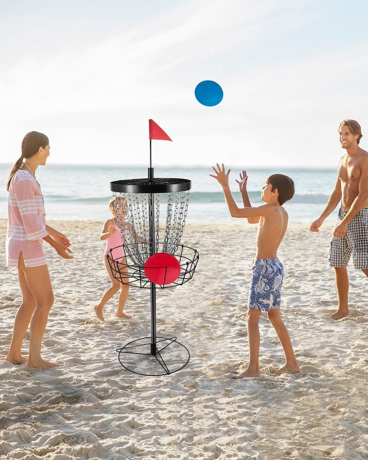 Portable Disc Golf Target with 24 Chains G5067