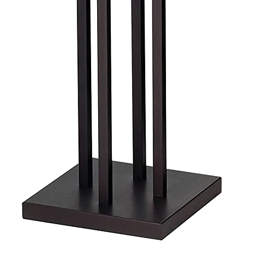 Rustic Farmhouse Torchiere Floor Lamp, 72" Tall, Bronze Finish V41019
