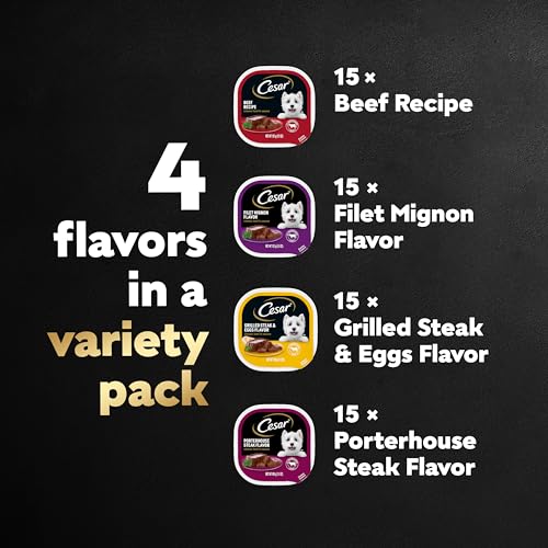 Wet Dog Food Variety Pack, 3.5 oz Trays, 36 Count G647560