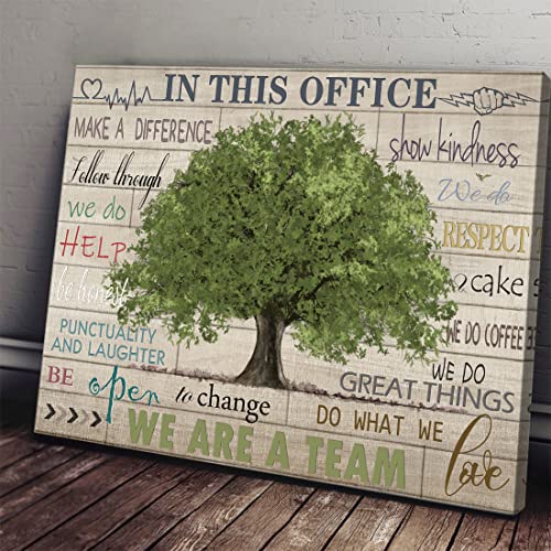 Inspirational Wall Art for Office Women Motivational Quotes Poster Framed 16x24inch B3850