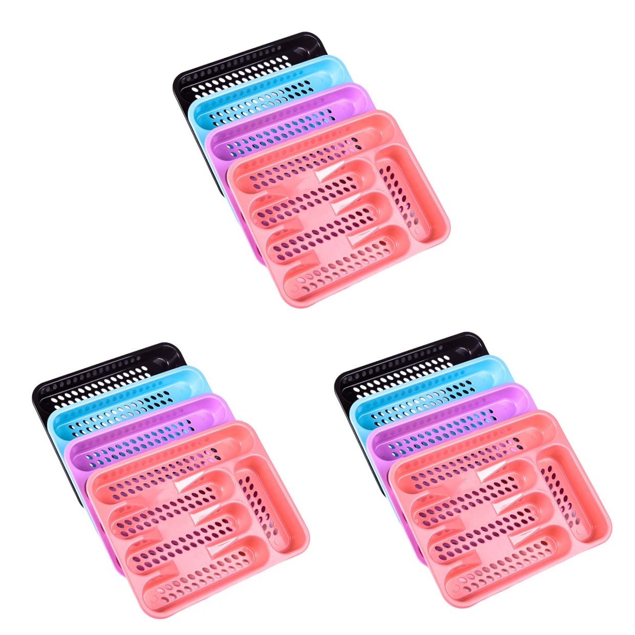 Cutlery Organizer with Lids for Kitchen Drawer F78600