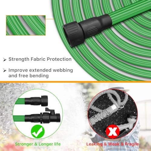 75ft Garden Hose with Triple Layer Latex Core and Fabric Protection S3967