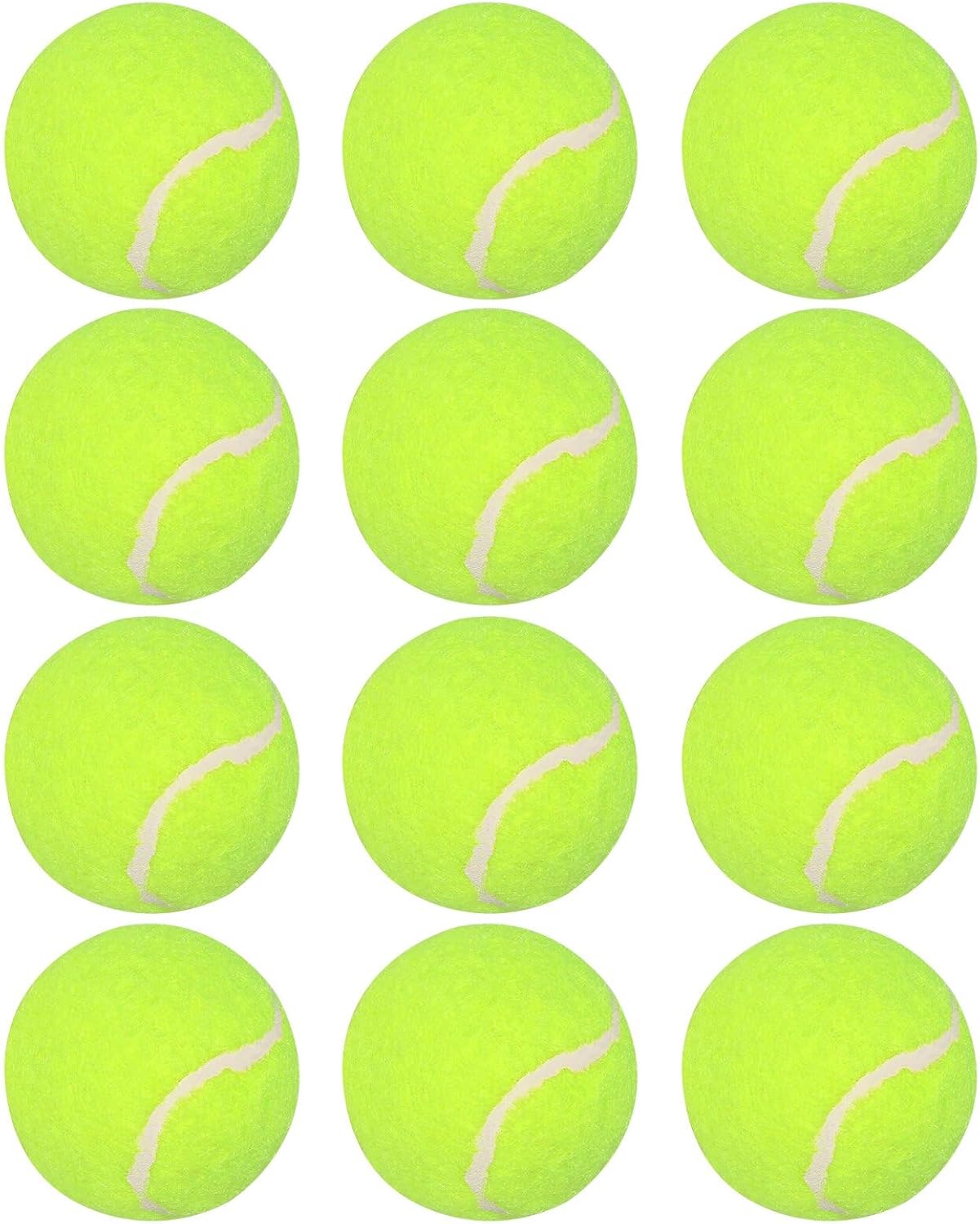 Tennis Balls for Dogs, 2-Inch Size, Compatible with Most Automatic Ball Launchers idea for small dogs(12 Balls only)