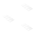 12X Clear Acrylic Spice Drawer Organizer,Seasoning Jars Drawers Insert,Kitchen Rack Tray (Jar Not Included)