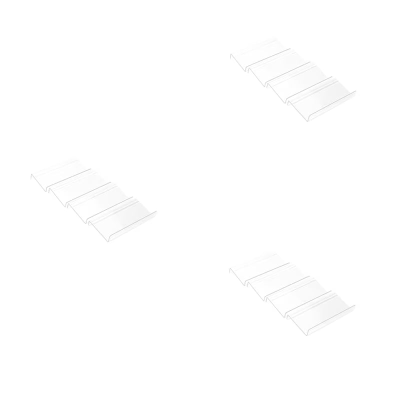 12X Clear Acrylic Spice Drawer Organizer,Seasoning Jars Drawers Insert,Kitchen Rack Tray (Jar Not Included)