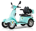 Electric Mobility Scooters for Adults, 2024 NEW 4 Wheels Powered Mobility Scooter 300+ lbs Foldable Electric Wheelchairs with 2 * 20AH Lead Acid Battery, 16 Miles, 2 Cup Holders & USB Charger Port