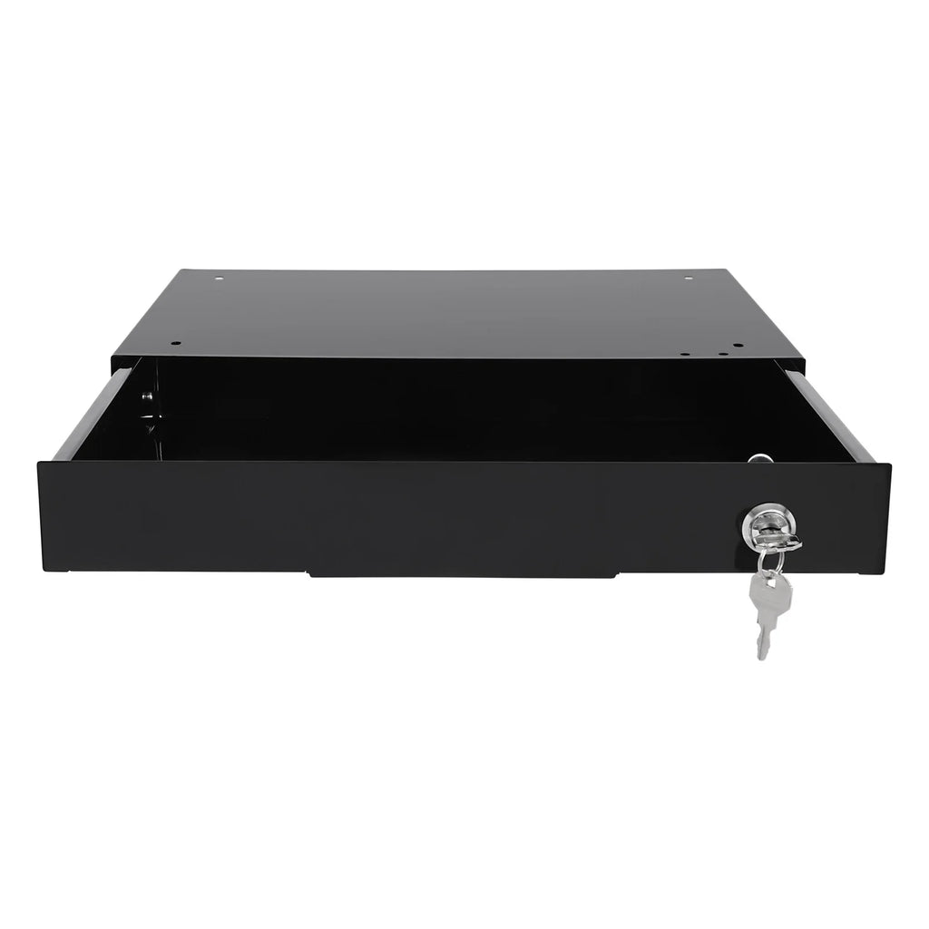 Under Desk Drawer Storage Sliding Tray Black N98670