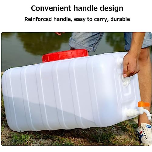 20 Gallon Water Storage Container with Spigot for Camping and Emergency Use B833616