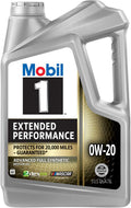 Mobil 1 Extended Performance Full Synthetic Motor Oil 0W-20, 5 Quart (Pack of 2)