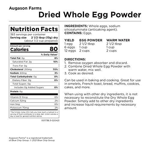 Scrambled Egg Mix, 57 Servings A820