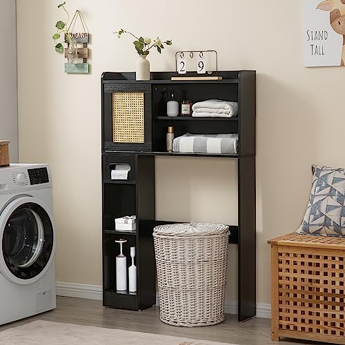 Over The Toilet Storage Cabinet, Freestanding with Adjustable Shelves X36961