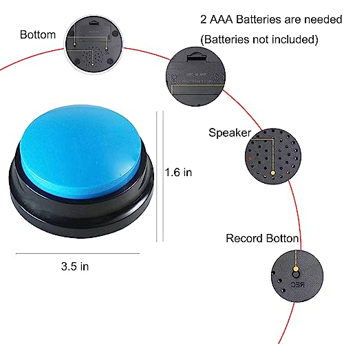 Voice Recording Button for Pet Training, 30 Second Record & Playback R3249