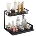 2-Tier Pull Out Cabinet Organizer, 10.7x14.2Under Sink Storage Basket, Expandable Wire Drawer for Kitchen &amp; Bathroom