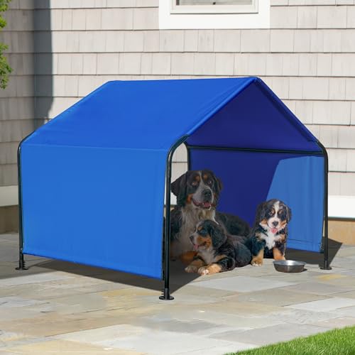 Outdoor Pet Shade Canopy Tent for Medium to Large Dogs Y824388